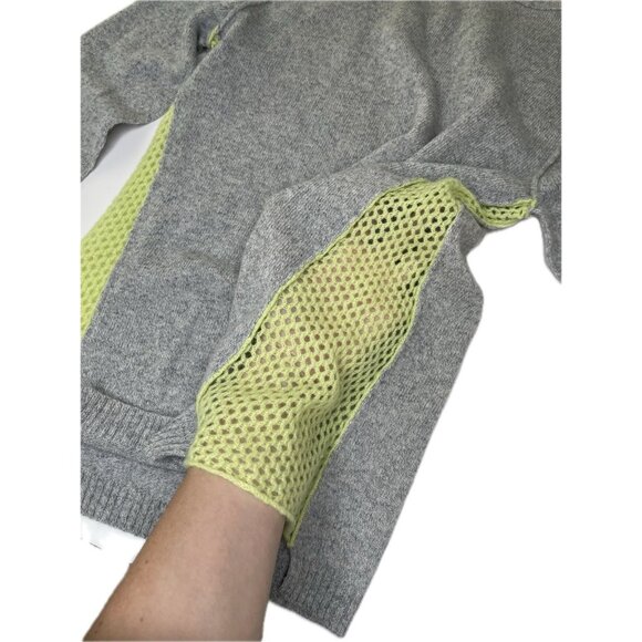 Subtle Luxury Women’s Cashmere pullover sweater Crew Neck S Gray Green - Picture 6 of 9